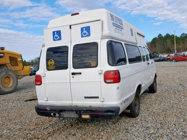 2B6LB31Z81K527939 - 2001 DODGE RAM VAN WHITE photo 4