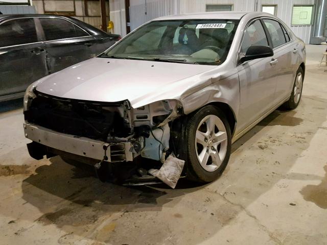 1G1ZA5EU2BF300788 - 2011 CHEVROLET MALIBU LS SILVER photo 2