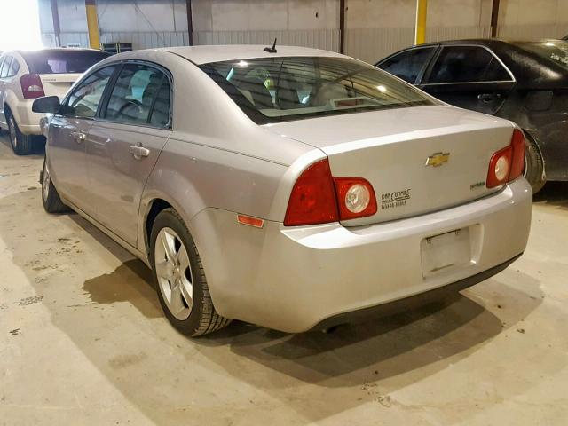 1G1ZA5EU2BF300788 - 2011 CHEVROLET MALIBU LS SILVER photo 3