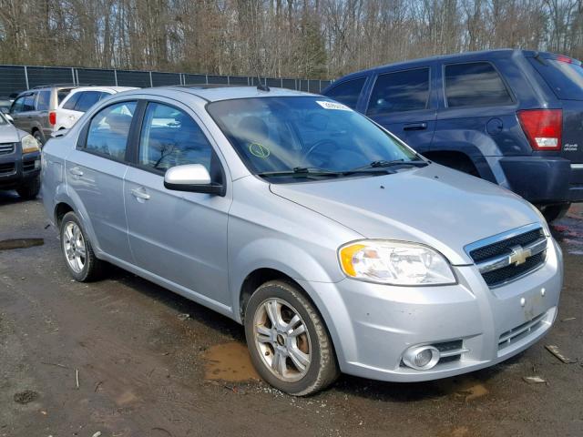 KL1TG5DE5BB231518 - 2011 CHEVROLET AVEO LT SILVER photo 1