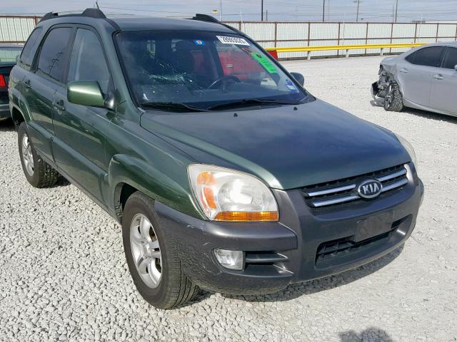 KNDJF723877306934 - 2007 KIA SPORTAGE E GREEN photo 1