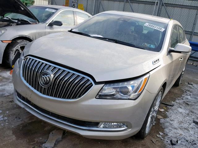 1G4GE5G3XGF151394 - 2016 BUICK LACROSSE P SILVER photo 2