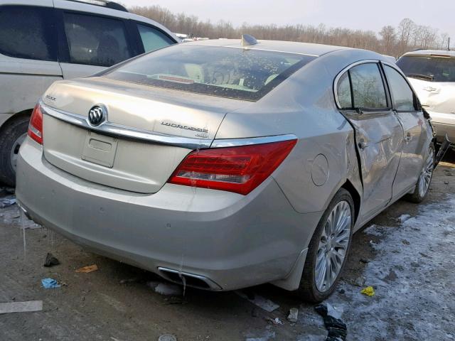 1G4GE5G3XGF151394 - 2016 BUICK LACROSSE P SILVER photo 4