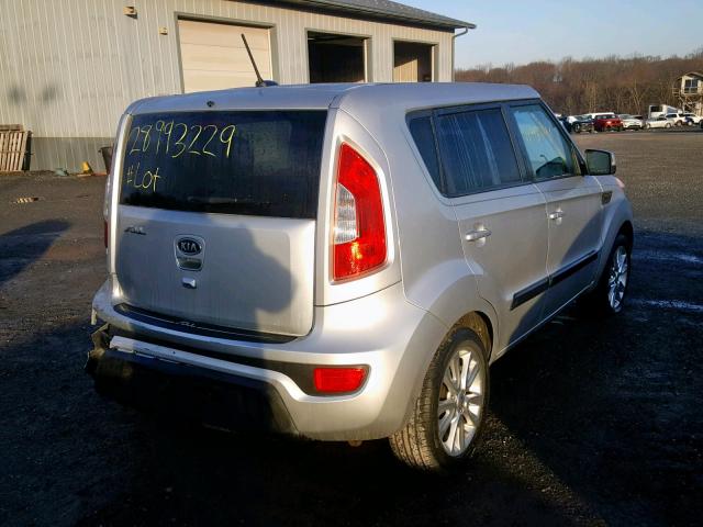 KNDJT2A67C7432994 - 2012 KIA SOUL + SILVER photo 4