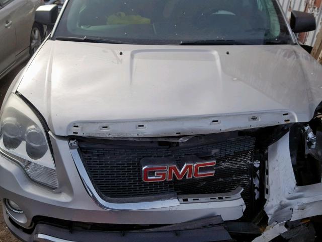 1GKER13788J241437 - 2008 GMC ACADIA SLE SILVER photo 7