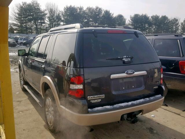 1FMEU74857UA69249 - 2007 FORD EXPLORER E GREEN photo 3