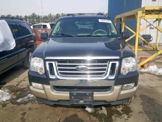 1FMEU74857UA69249 - 2007 FORD EXPLORER E GREEN photo 9