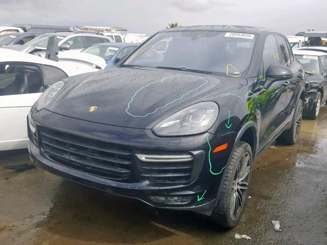 WP1AC2A22FLA81824 - 2015 PORSCHE CAYENNE TU BLACK photo 2