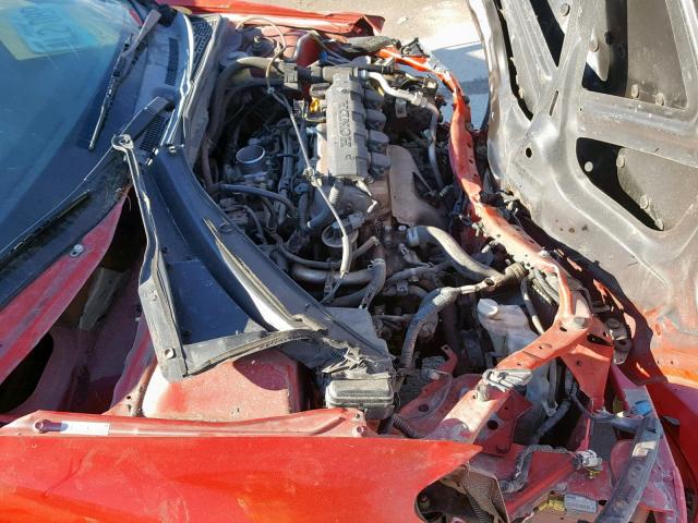 1HGEM21185L050780 - 2005 HONDA CIVIC DX V RED photo 7