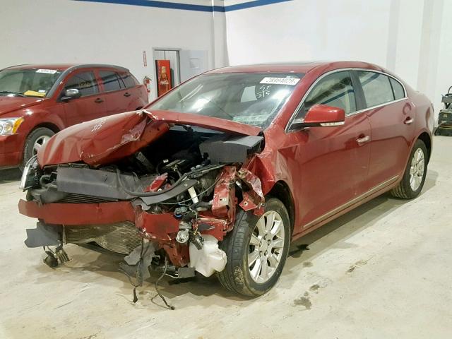 1G4GC5ERXCF312575 - 2012 BUICK LACROSSE RED photo 2