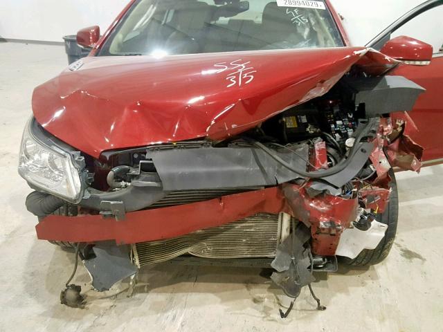 1G4GC5ERXCF312575 - 2012 BUICK LACROSSE RED photo 7