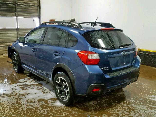 JF2GPAGC2D2865354 - 2013 SUBARU XV CROSSTR BLUE photo 3