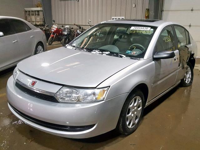 1G8AJ52F23Z165980 - 2003 SATURN ION LEVEL GRAY photo 2