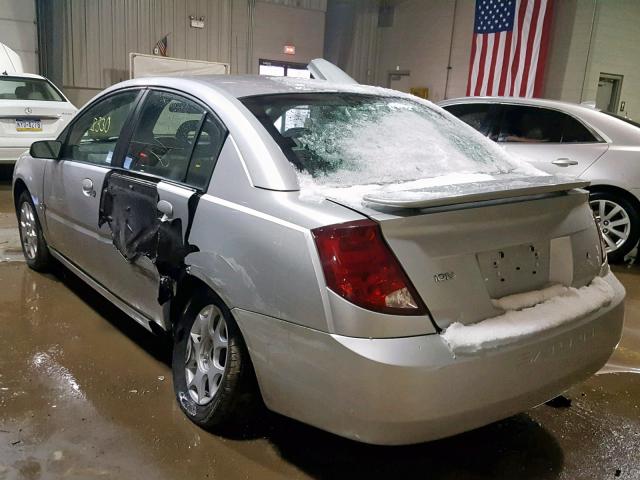 1G8AJ52F23Z165980 - 2003 SATURN ION LEVEL GRAY photo 3