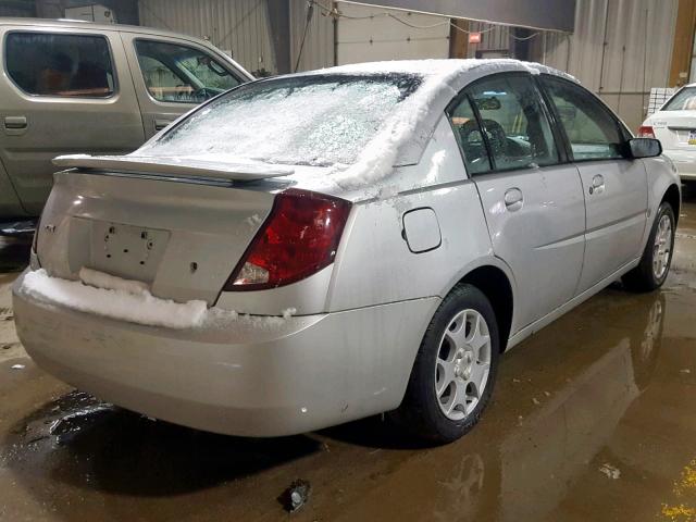 1G8AJ52F23Z165980 - 2003 SATURN ION LEVEL GRAY photo 4