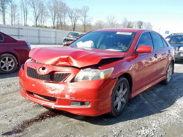 4T1BE46K09U362695 - 2009 TOYOTA CAMRY BASE RED photo 2