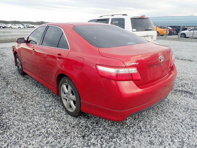 4T1BE46K09U362695 - 2009 TOYOTA CAMRY BASE RED photo 3