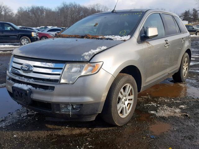 2FMDK38C88BA40330 - 2008 FORD EDGE SEL CREAM photo 2