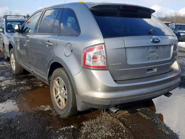 2FMDK38C88BA40330 - 2008 FORD EDGE SEL CREAM photo 3