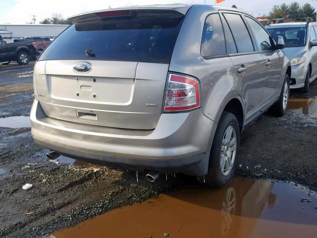 2FMDK38C88BA40330 - 2008 FORD EDGE SEL CREAM photo 4