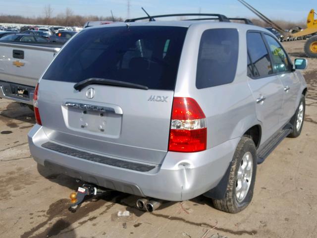 2HNYD18822H548792 - 2002 ACURA MDX TOURIN SILVER photo 4