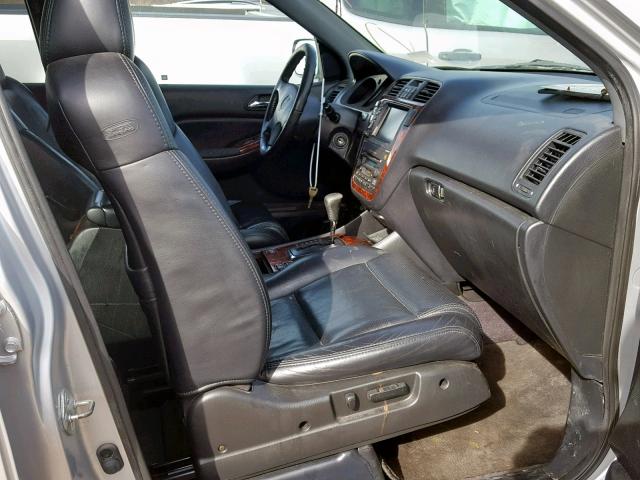 2HNYD18822H548792 - 2002 ACURA MDX TOURIN SILVER photo 5