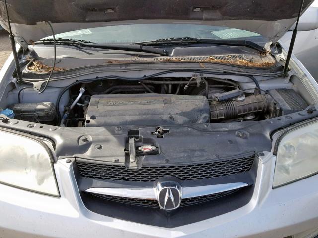 2HNYD18822H548792 - 2002 ACURA MDX TOURIN SILVER photo 7