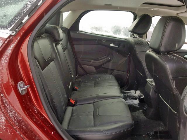 1FADP3J29EL339804 - 2014 FORD FOCUS TITA RED photo 6