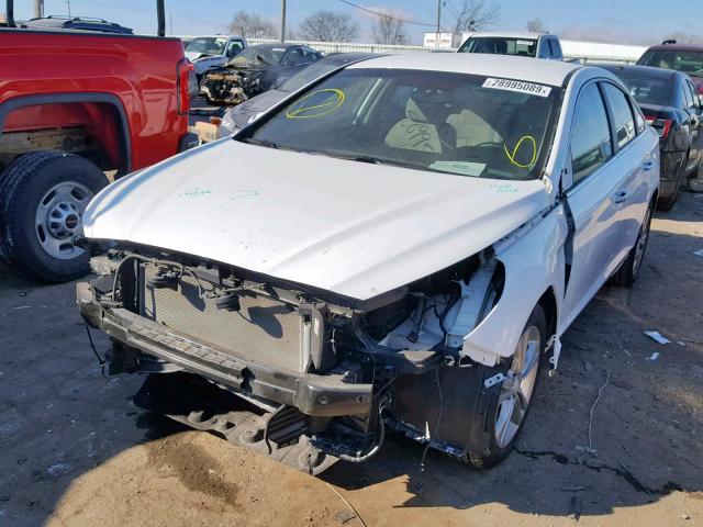 5NPE34AF6JH637065 - 2018 HYUNDAI SONATA SPO WHITE photo 2