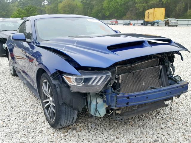 1FA6P8CF4G5237002 - 2016 FORD MUSTANG GT BLUE photo 1