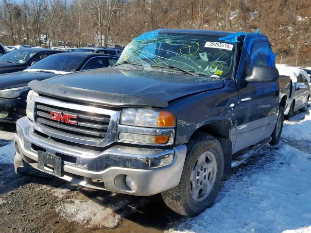 1GTEK19B07Z116122 - 2007 GMC NEW SIERRA TURQUOISE photo 2