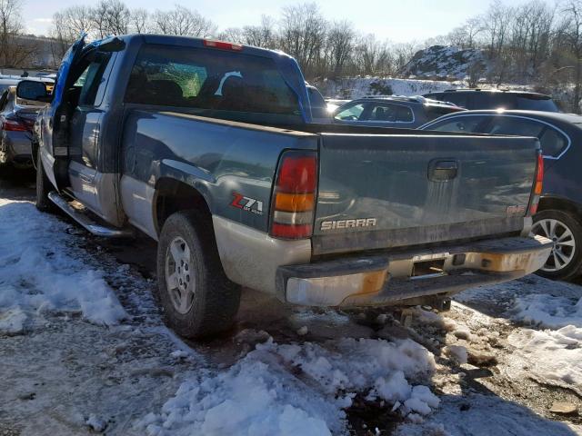 1GTEK19B07Z116122 - 2007 GMC NEW SIERRA TURQUOISE photo 3