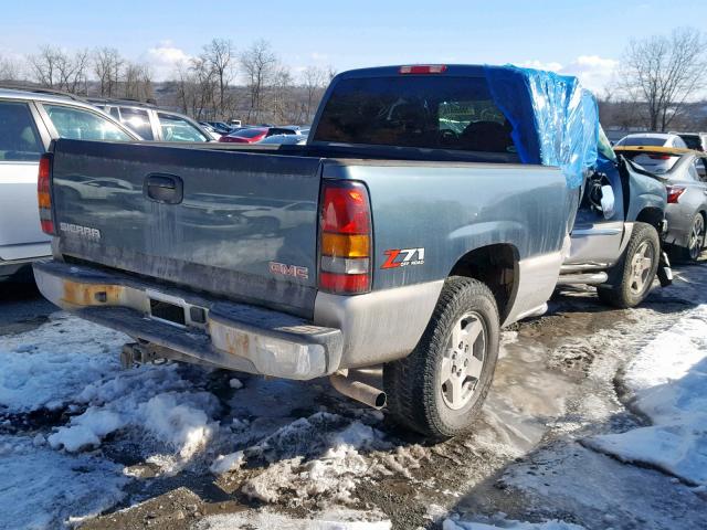 1GTEK19B07Z116122 - 2007 GMC NEW SIERRA TURQUOISE photo 4