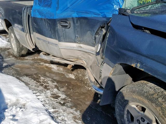 1GTEK19B07Z116122 - 2007 GMC NEW SIERRA TURQUOISE photo 9