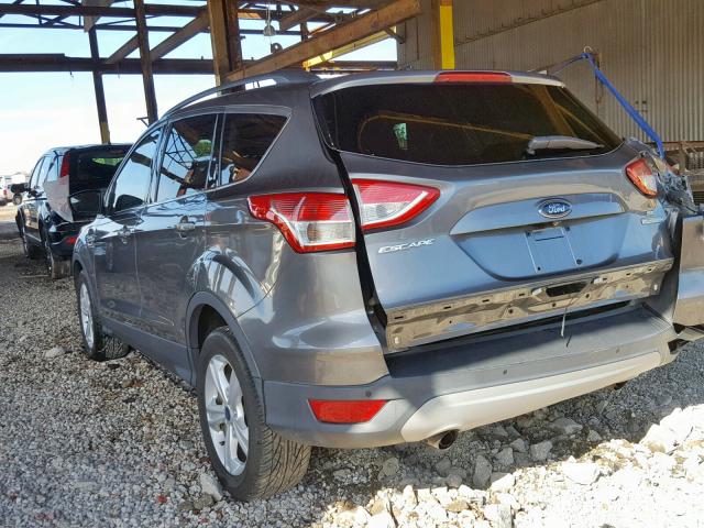 1FMCU0GX2EUE34310 - 2014 FORD ESCAPE SE GRAY photo 3