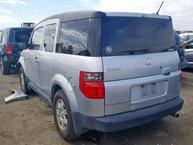 5J6YH18777L011020 - 2007 HONDA ELEMENT EX SILVER photo 3