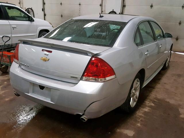 2G1WB5E34E1160522 - 2014 CHEVROLET IMPALA LIM SILVER photo 4