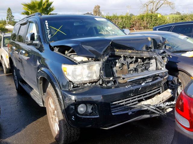 5TDBY67A98S021005 - 2008 TOYOTA SEQUOIA PL BLACK photo 1