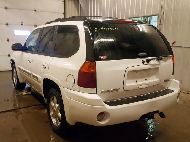 1GKDT13S152322450 - 2005 GMC ENVOY WHITE photo 3