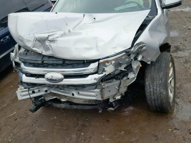 2FMDK4JC8DBA49054 - 2013 FORD EDGE SEL GRAY photo 7