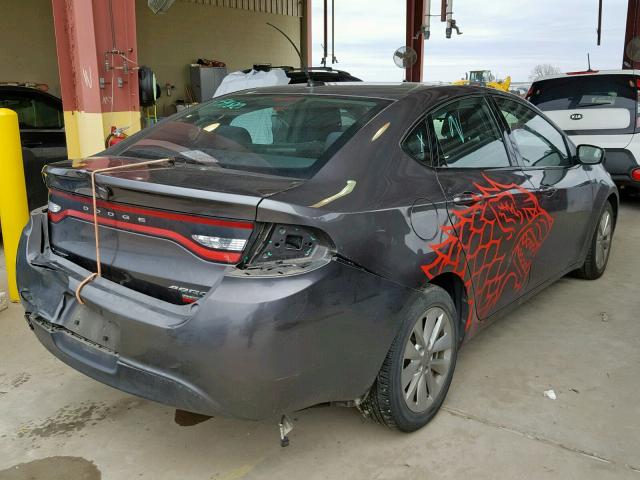 1C3CDFDH2FD173772 - 2015 DODGE DART SE AE GRAY photo 4