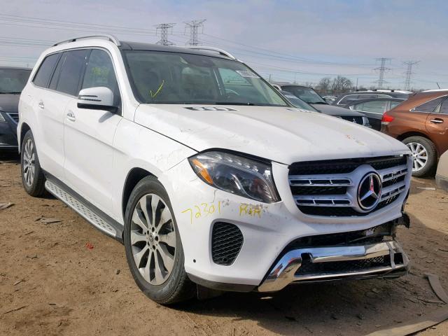 4JGDF6EE0KB227828 - 2019 MERCEDES-BENZ GLS 450 4M WHITE photo 1