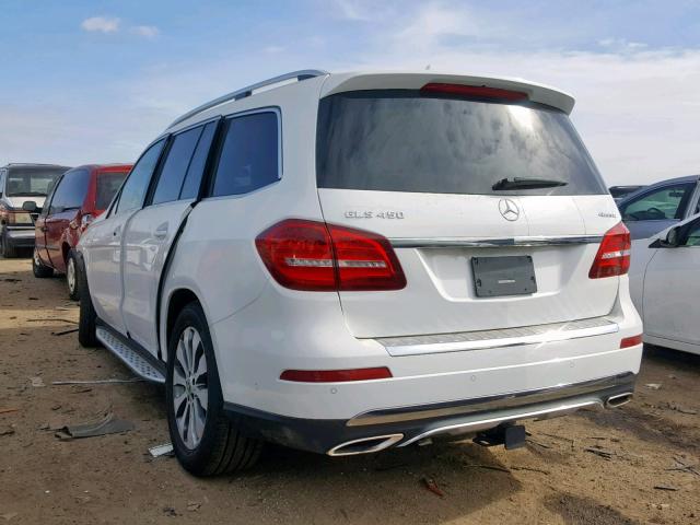 4JGDF6EE0KB227828 - 2019 MERCEDES-BENZ GLS 450 4M WHITE photo 3