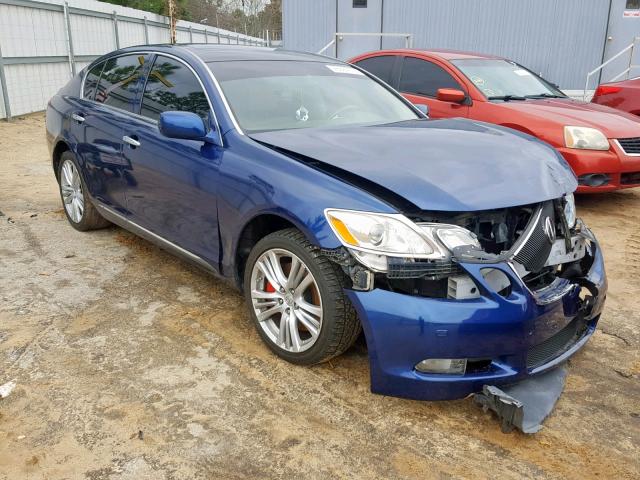 JTHBC96S775006645 - 2007 LEXUS GS 450H BLUE photo 1