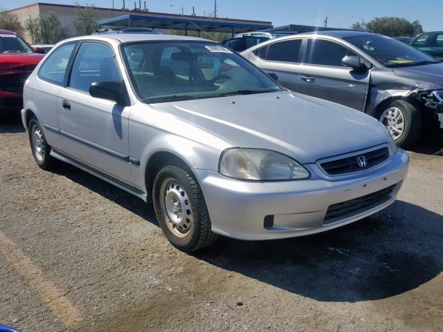 2HGEJ6321YH109661 - 2000 HONDA CIVIC CX SILVER photo 1