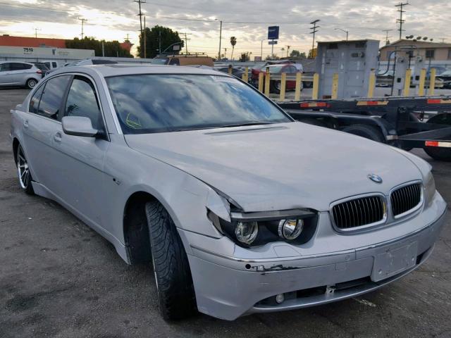 WBAGN63482DR04298 - 2002 BMW 745 LI GRAY photo 1