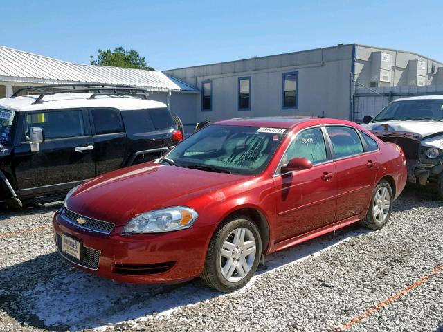 2G1WB5E35E1187843 - 2014 CHEVROLET IMPALA LIM BLACK photo 2