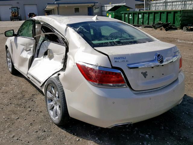 1G4GE5E38CF279601 - 2012 BUICK LACROSSE P CREAM photo 3