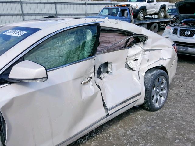 1G4GE5E38CF279601 - 2012 BUICK LACROSSE P CREAM photo 9