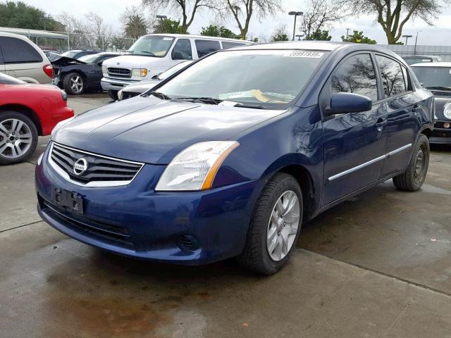 3N1AB6AP2CL634479 - 2012 NISSAN SENTRA 2.0 BLUE photo 2